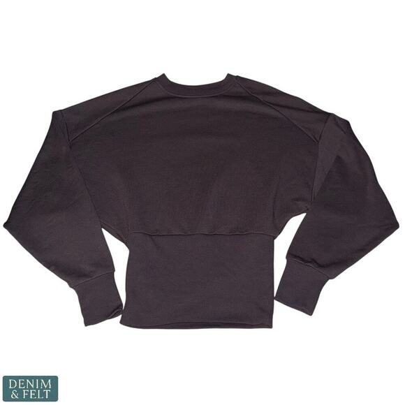 Athleta Potrero Sweatshirt Shale XXS Gray Relaxed Fit Crewneck ~ NEW!! - Picture 7 of 14